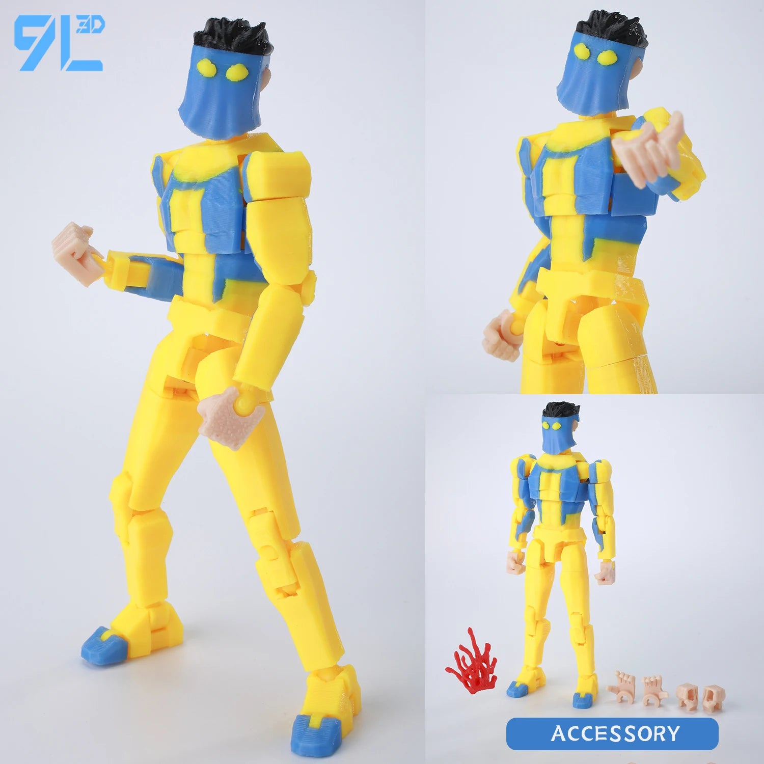 9L3D super-héros imprimés Invincible 2.0 Anime multi-articulé Shapeshift jouets figurines d'action cadeaux d'anniversaire pour les Fans d'anime Titan13