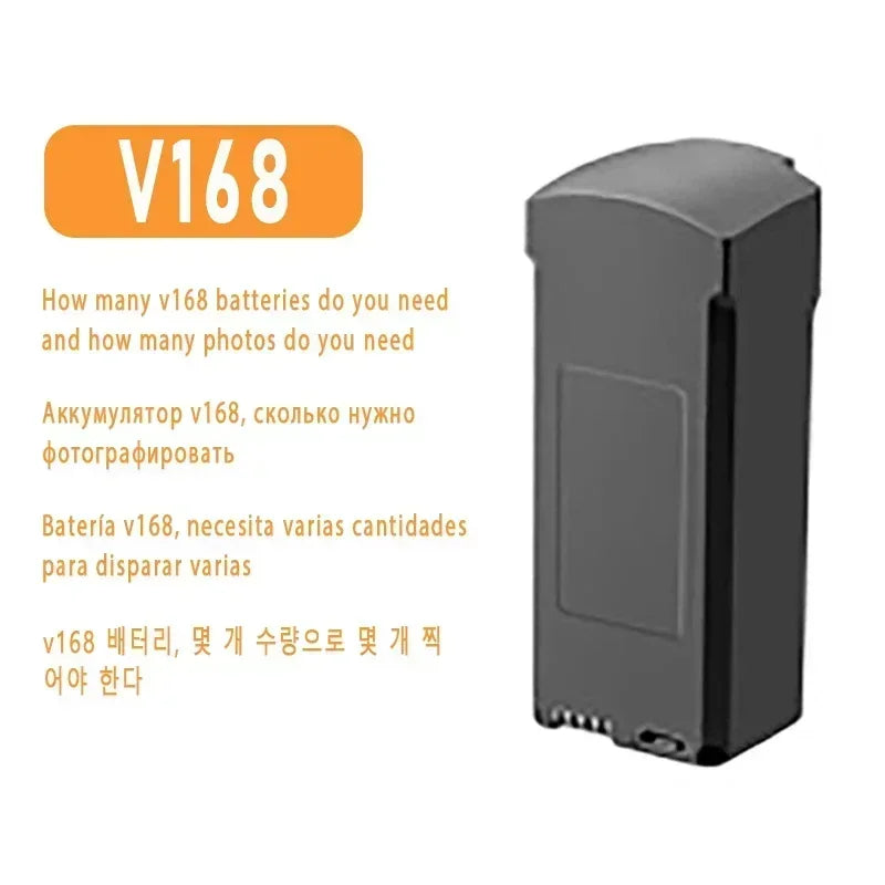 Batterie de Drone Rechargeable Compatible V168 V198/V198MAX M6 Z908 S2S V88 V66 V666