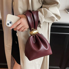 Pochette personnalisée en cuir souple pour femmes, Mini pochette seau plissée de luxe de styliste, sacs de soirée de fête à fermeture éclair latérale de tempérament