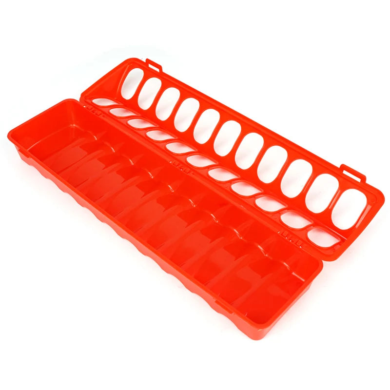 Fontaine d'alimentation jetable pour volaille, outils d'alimentation, poussin et oiseau, sol, 12-28 trous, 20 cm, 30 cm, 40 cm, 50cm, 1 pièce