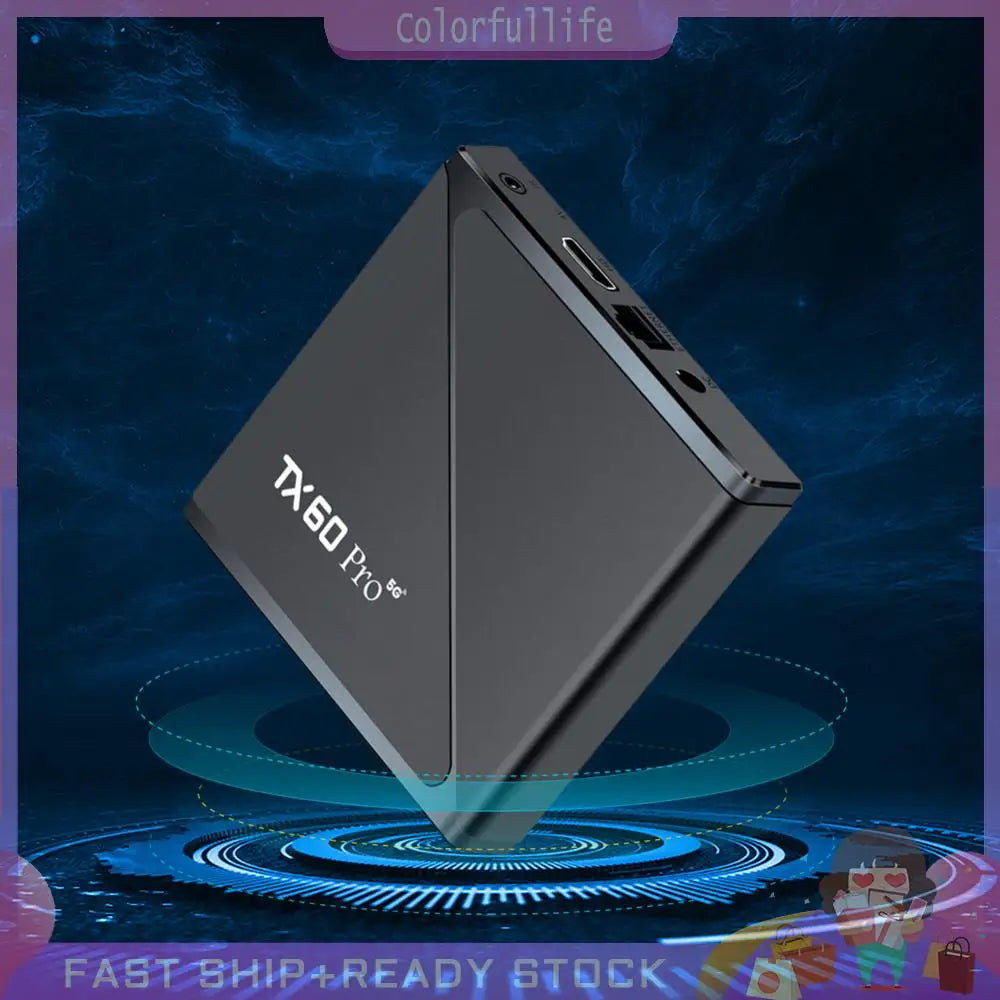 TV Box Android 24 16GB 256GB lecteur multimédia 14K 2.4G/5G décodeur double WiFi avec télécommande