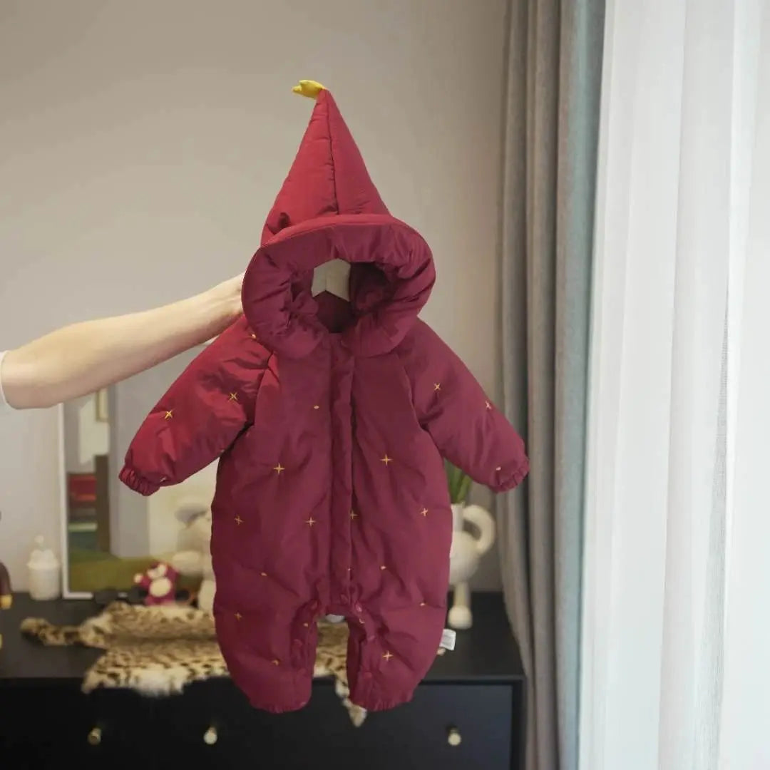 Barboteuse pour bébé, body pour nouveau-né, vêtements d'hiver pour bébé, une pièce, veste en coton épais, vêtements chauds d'escalade en plein air