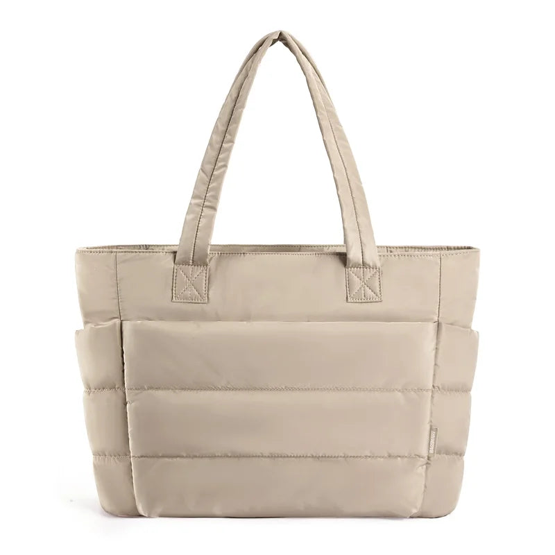 BAGSMART sac femme couleur unie sac fourre-tout trajet collège rembourré sac à bandoulière loisirs Simple femme sacs à main pour voyage