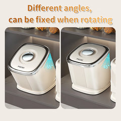 Seau à riz résistant à l'humidité, distributeur de grains rotatif, boîte de rangement de poudre de cuisine, boîte de stockage de riz anti-insectes pour la maison