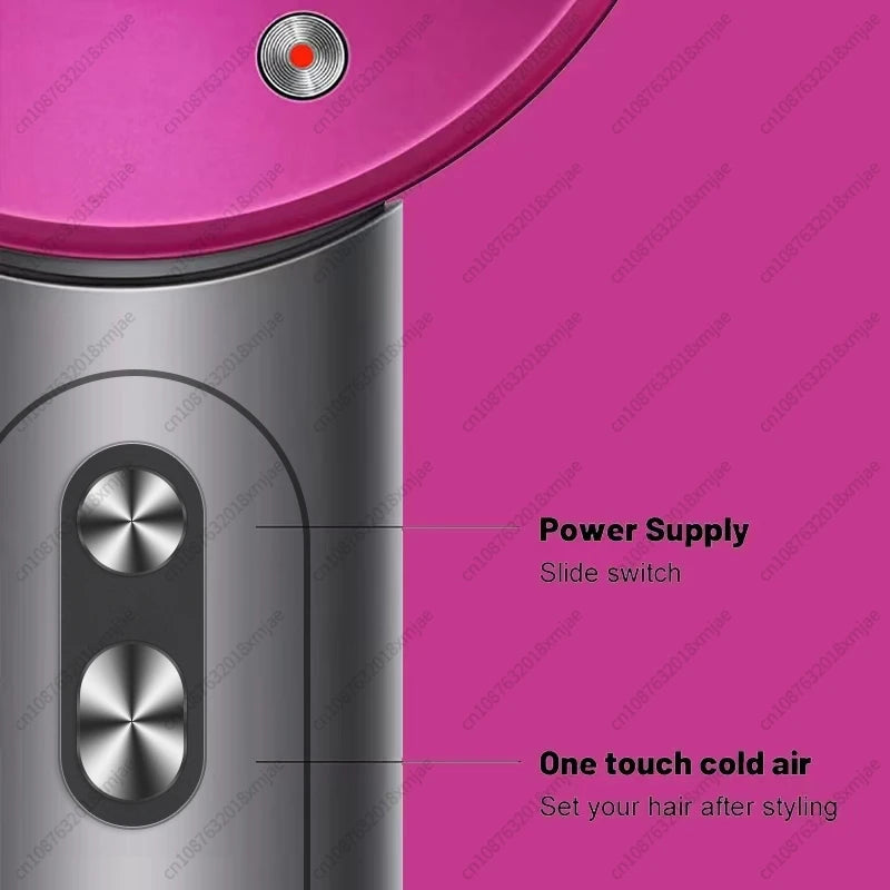 Super sèche-cheveux 220V sèche-cheveux sans feuilles soins personnels des cheveux style outil d'ions négatifs sèche-cheveux électriques à anions constants