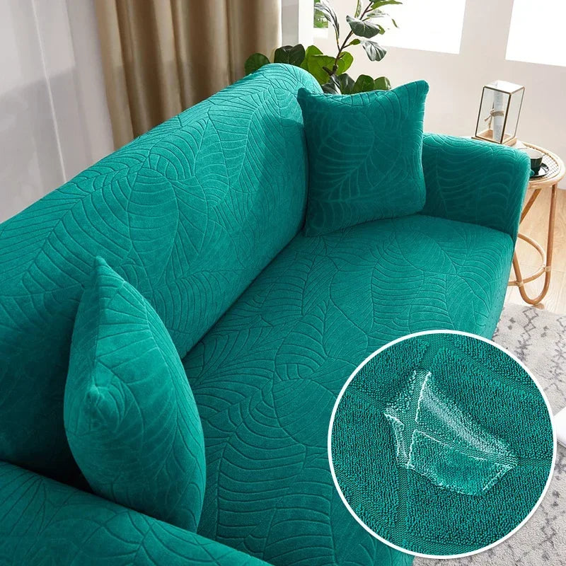 Housse de canapé Jacquard épaisse et imperméable, pour salon, 1/2/3/4 places, housse de canapé d'angle en forme de L