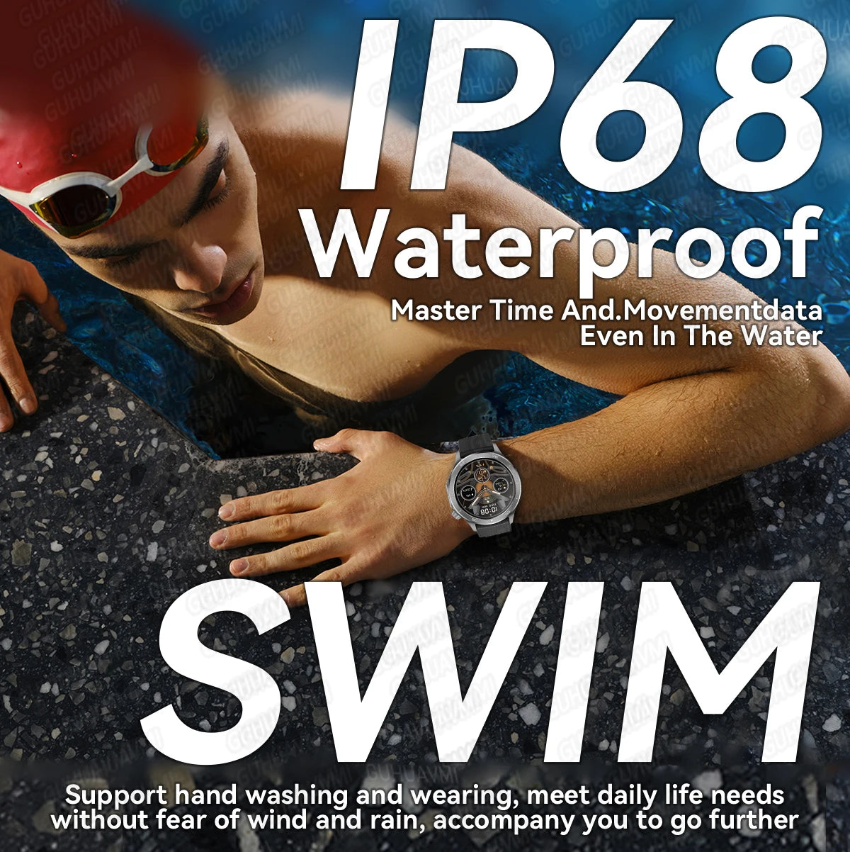 Montre connectée GPS pour hommes, avec boussole, altimètre de pression, étanche IP68, appel Bluetooth, écran AMOLED, nouveau, 2025
