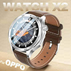 2025 nouveau pour OPPO montre X2 Bluetooth appel Smartwatch AMOLED écran fréquence cardiaque boussole IP68 étanche GPS sport montre intelligente hommes