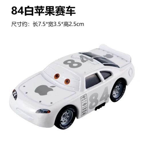 Tous les styles Disney Pixar Cars métal moulé sous pression voitures modèle Lightning McQueen alliage voiture numéro 4.19.28.36.51 101 série de course jouet