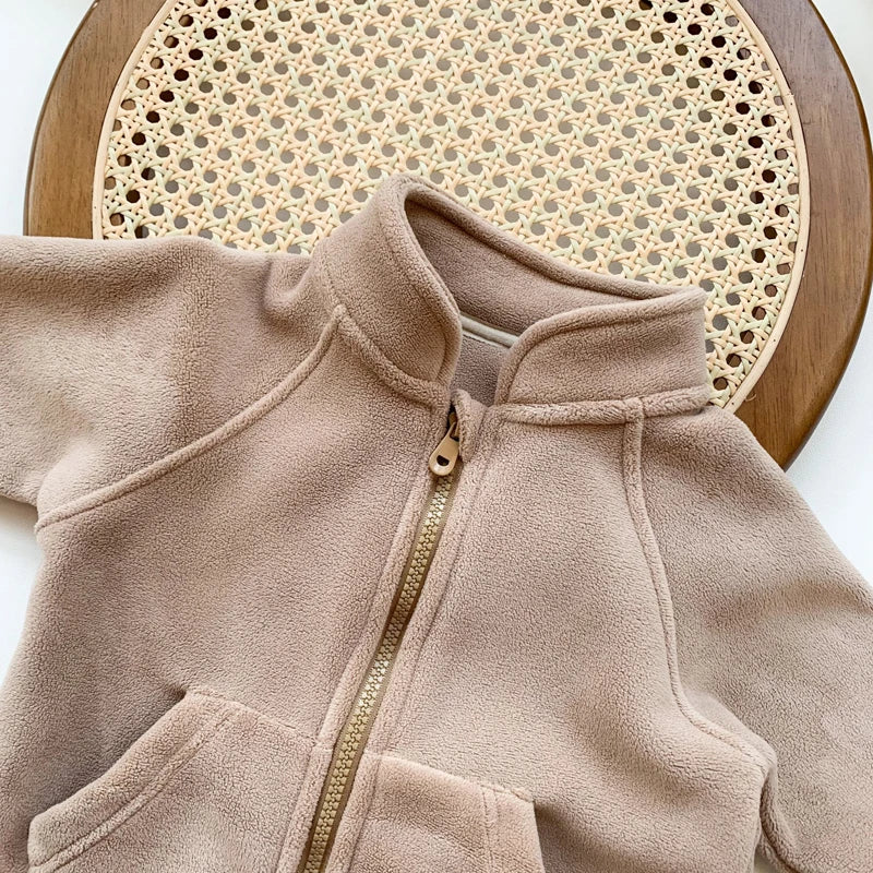 IYEAL-Barboteuse douce et chaude pour bébé garçon et fille, combinaison pour nouveau-né, vêtement d'extérieur, automne