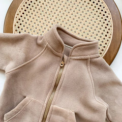 IYEAL-Barboteuse douce et chaude pour bébé garçon et fille, combinaison pour nouveau-né, vêtement d'extérieur, automne