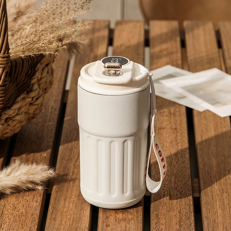 Bouteille Thermos de 450ml, affichage intelligent de la température, tasse sous vide en acier inoxydable 316, tasse à café de bureau, tasse thermique Portable d'affaires