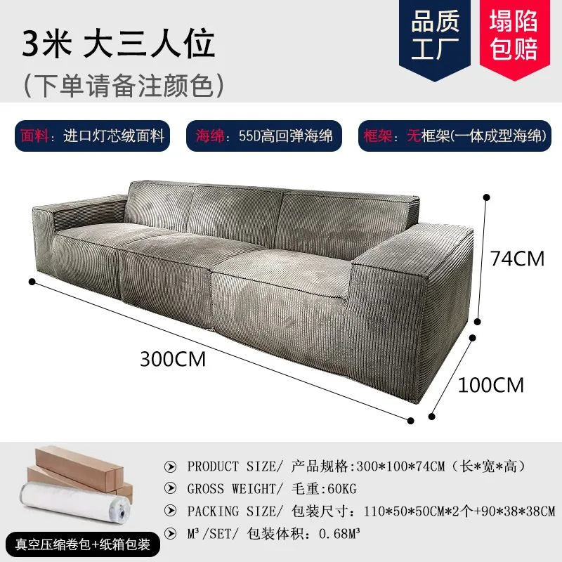 Canapés de salon rembourrés classiques, Design européen, esthétiques du milieu du siècle, Meubles rustiques et confortables