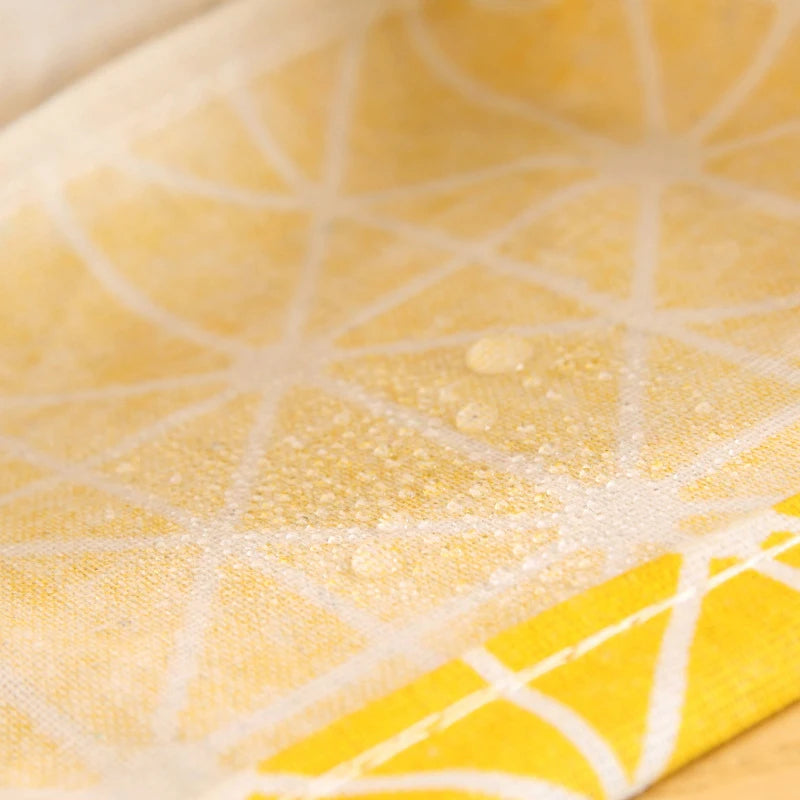 Petit panier de rangement en toile pliable avec poignée, boîte de rangement de bureau en coton et lin, petit panier de rangement étanche frais 1 pièce