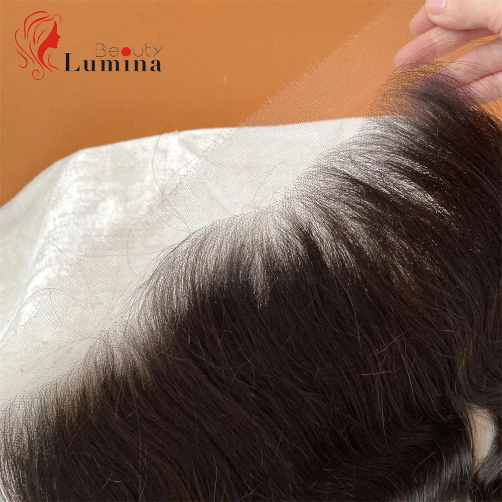 13x6 Straight Lace Frontal Invisible Transparent Lace Melt Skins Straight 13x4 Frontal Only 100% Human Hair Remy Pre Plucked