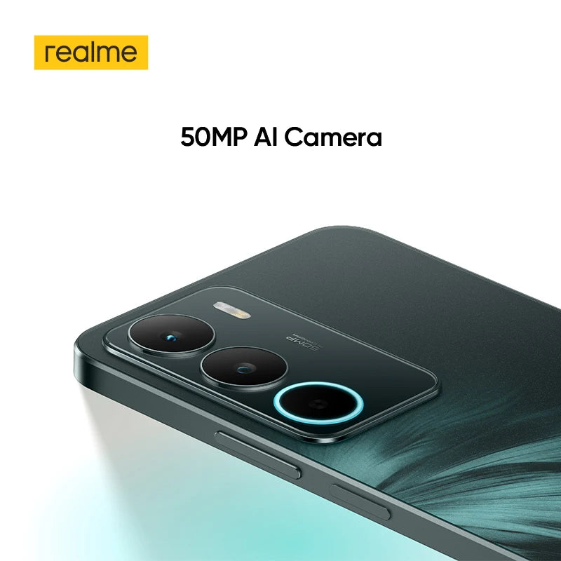 [Première mondiale] realme C71 Smartphone 6300mAh batterie 45W Charge 6.67 "120Hz affichage 50MP AI caméra UNISOC T7250 Chipset NFC