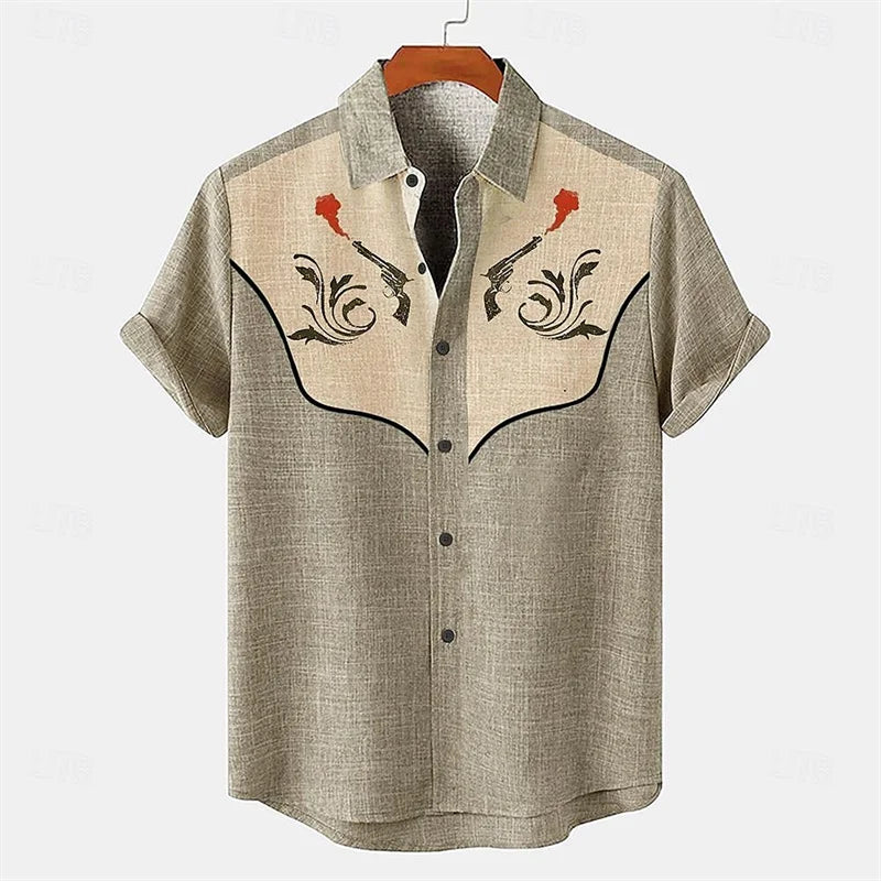 Chemise en lin pour hommes, manches courtes, nouvelle chemise pour hommes, mode décontractée, chemise d'extérieur de rue, 100% lin