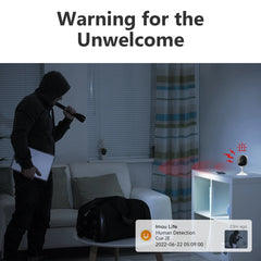 IMOU Cue 2E 3MP Wifi caméra bébé moniteur caméra détection humaine compacte intelligente Vision nocturne caméra intérieure Mini Surveillance