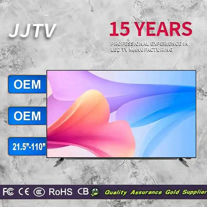 Prix de gros 4K Android Smart TV 50 55 65 75 85 pouces Logo personnalisé OEM incassable LED TV HD définition