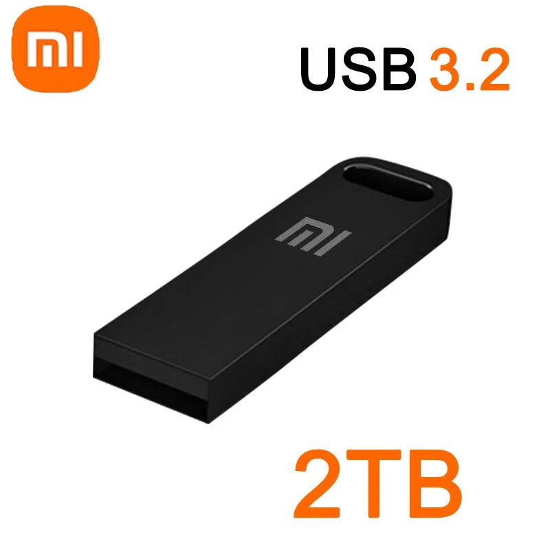 Xiaomi 2 to USB 3.2 clé USB haute vitesse métal U disque TypeC clé mémoire étanche SSD stockage PC téléphone transfert de données Portable