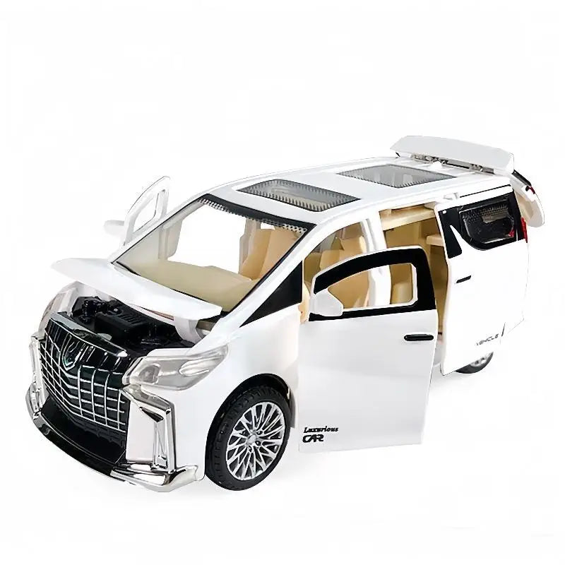 Modèle de voiture commerciale de Simulation, 1 pièce, cadeau pour garçon, jouet de voiture à inertie pour enfants avec son d'éclairage, cadeau de vacances pour enfants