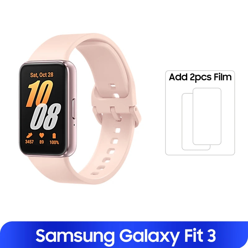 Samsung Galaxy Fit 3 SmartBand 1.6'' Super AMOLED Display Heart Rate Blood Oxygen Sensor 13 Days Battery Life IP68 Waterproof
