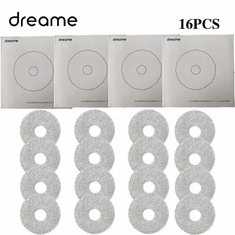 Dreame X40 Ultra/X50 Ultra pièces en tissu de vadrouille pour Dreame L10s Pro Ultra chaleur/L20 Ultra tampons de vadrouille rotatives accessoires d'origine