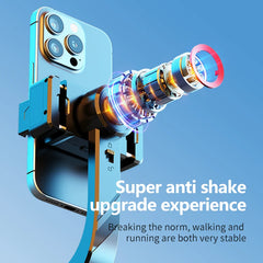 COOL DIER 2025 nouveau stabilisateur de cardan portatif Bluetooth téléphone portable perche à Selfie trépied réglable pour Smartphone Tiktok Live