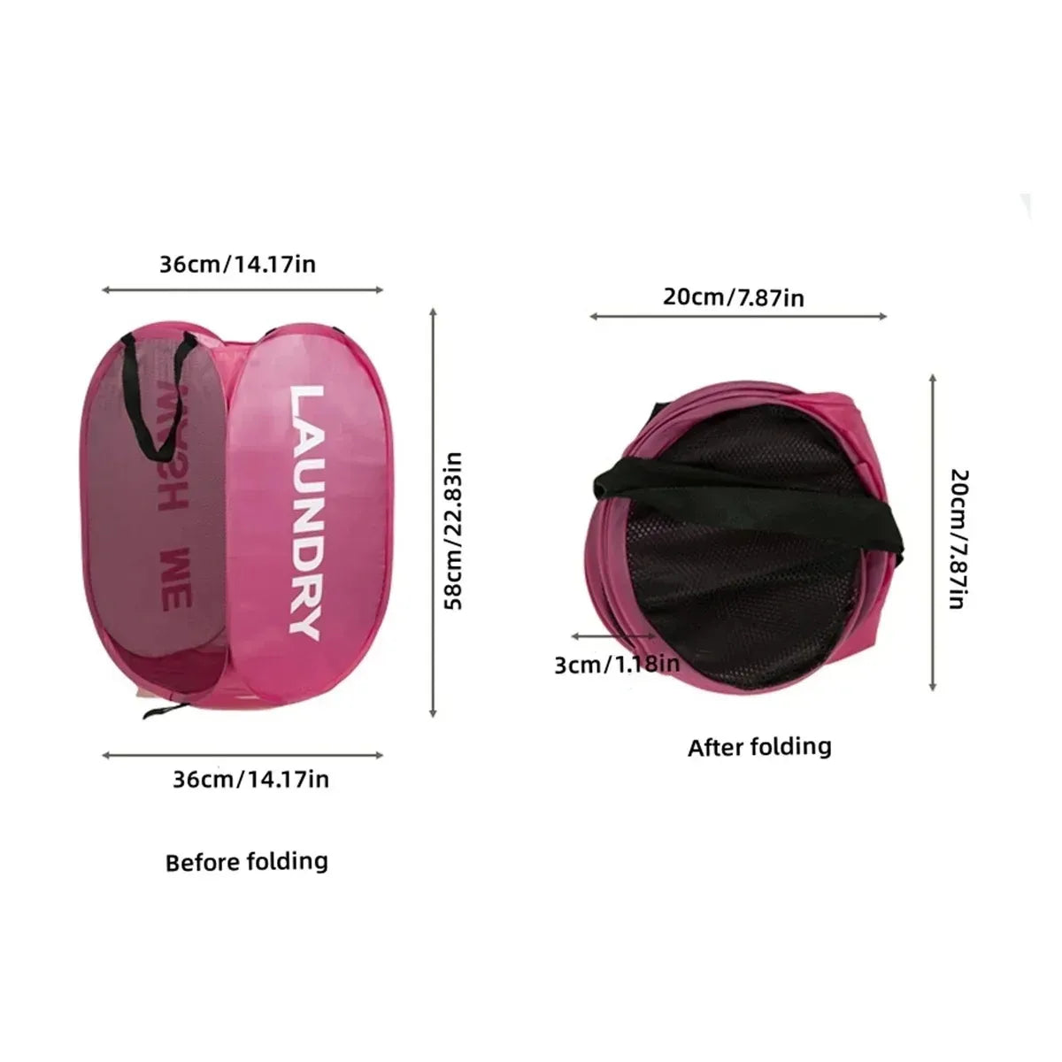 Panier à linge pliable et Durable, grand panier à linge lavable pour vêtements et jouets, organisateur de rangement en maille respirante, accessoires de salle de bains à la mode