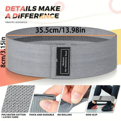 Bandes de résistance en tissu pour butin de hanche, bandes élastiques d'entraînement pour fessiers et cuisses, cercle de Squat, bandes de Fitness extensibles, boucles, équipement de gymnastique et de Yoga