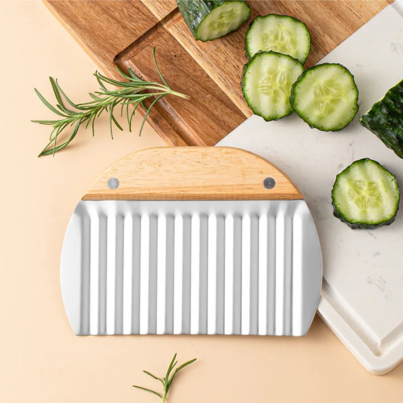 Coupe-frites en acier inoxydable, trancheur de pommes de terre, hachoir à légumes, trancheur de légumes, Gadgets de cuisine durables, nouvelle collection 2025