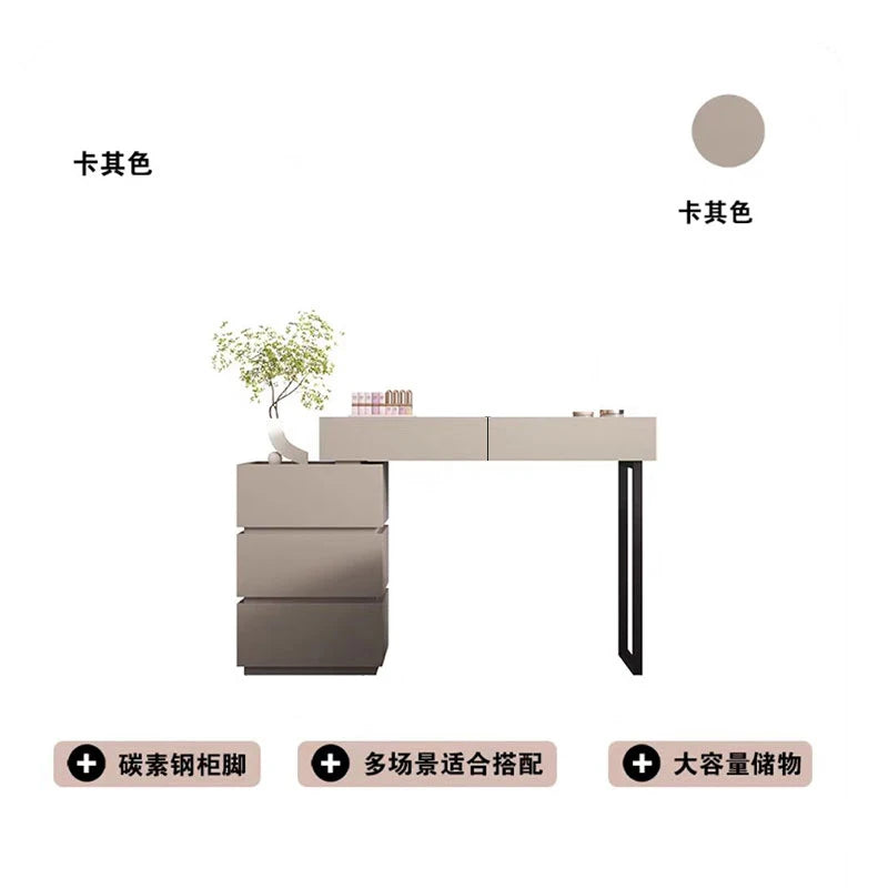 Zz – commode moderne simple en bois massif, armoire intégrée pour chambre à coucher, multifonctionnelle, petit appartement, table de chevet, maquillage