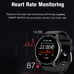 ZL02 hommes montre intelligente plein écran tactile Sport Fitness Tracker IP68 étanche Bluetooth appel Smartwatch pour Xiaomi hommes femmes 2025