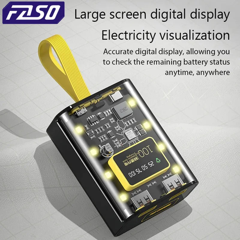 FASO 3*18650 étuis de batterie externe stockage de batterie veilleuse double Charge USB coque de bricolage pour iPhone Xiaomi 18650 boîte de rangement de batterie