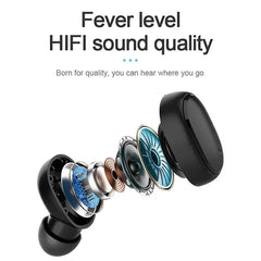 A6S TWS écouteurs sans fil Bluetooth 5.1 casque contrôle tactile écouteurs avec micro écouteurs Sport étanche casque pour xiaomi