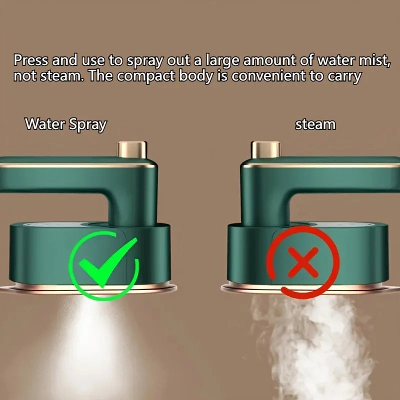 Mini fer à repasser à la vapeur pour vêtements, 100V-230V, pour voyage, portable, pour repassage, professionnel, pour la maison, presse à chaud, support sec, 2024