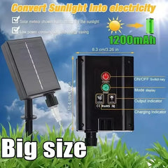 5*90LEDS suspendus feu d'artifice solaire lumière 8 Modes télécommande solaire Starburst lampe décor de noël fée lumières jardin cour Patio