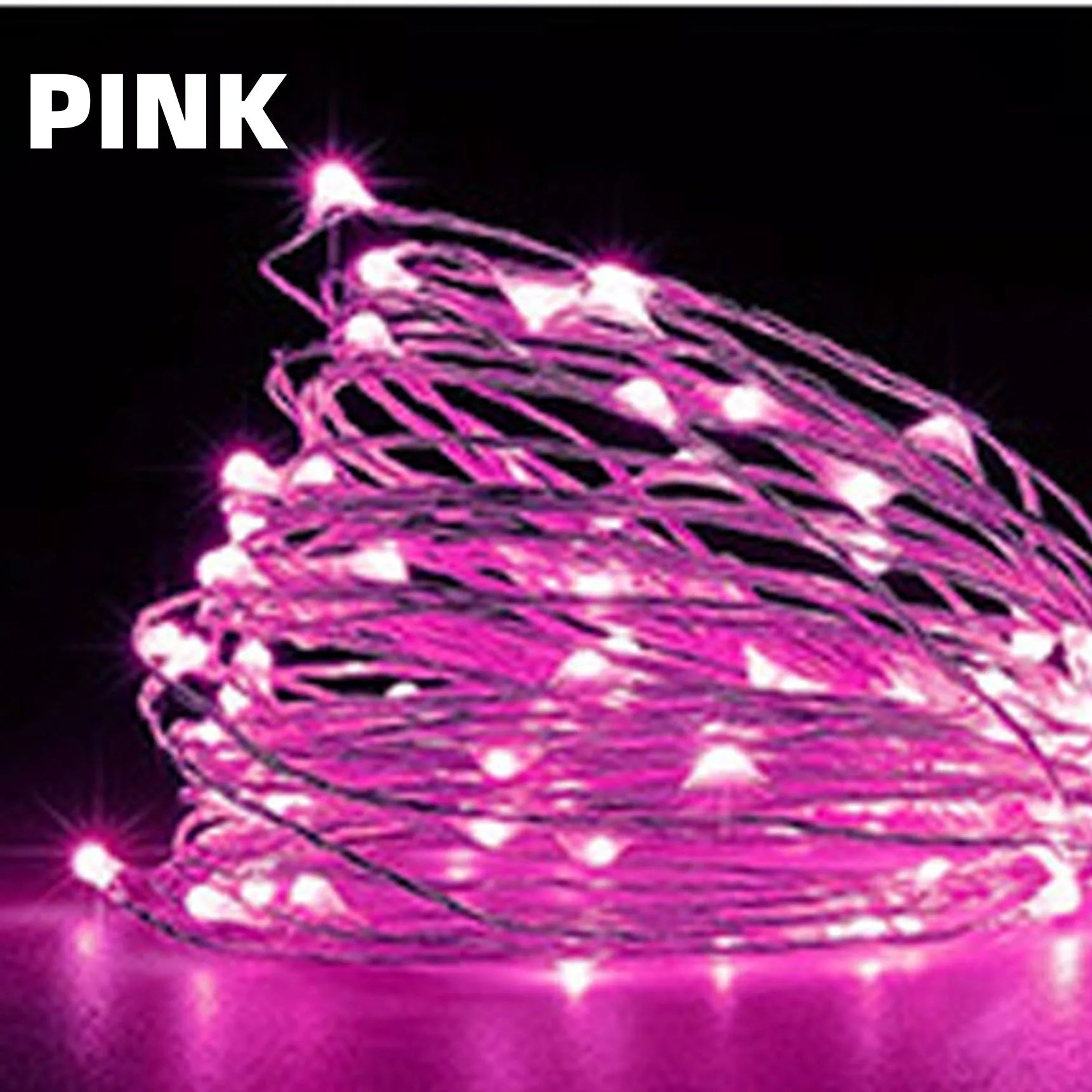 Guirlande lumineuse LED USB 10/20/30M, fil de cuivre et d'argent, guirlande lumineuse féerique étanche pour noël, décoration de fête de mariage