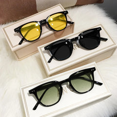 Nouveau Vintage carré lunettes De soleil femmes hommes marque De luxe petites lunettes De soleil rondes femme petites lunettes Oculos De Sol pour homme femme