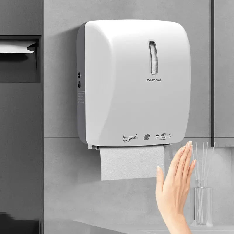 Machine à papier à Induction, distributeur de mouchoirs intelligent, porte-papier électrique, boîte de papier d'essuyage automatique des mains, usage commercial