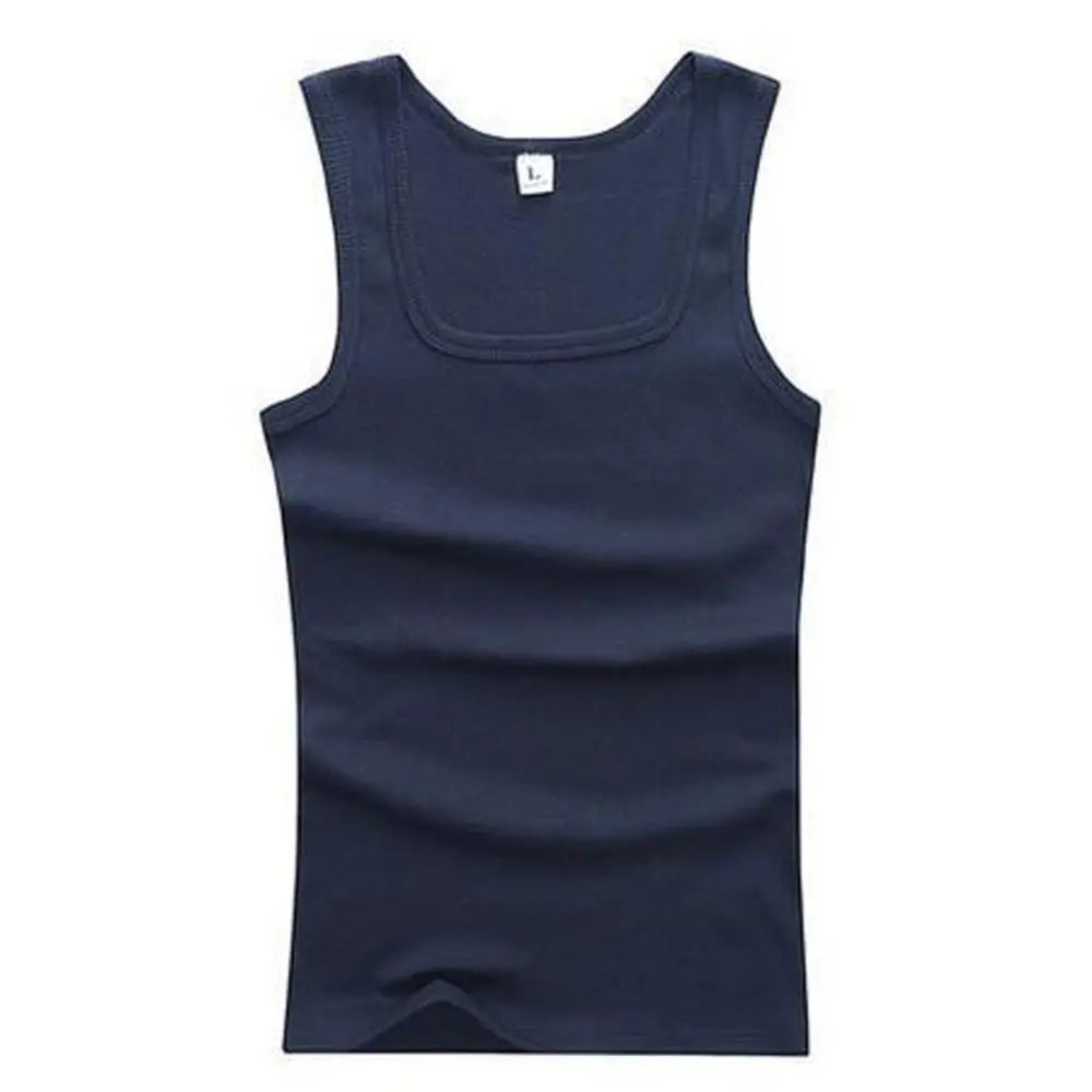 Offre spéciale été hommes vêtements femmes basique élastique débardeur pur coton sans manches hommes t-shirt musculation Fitness T-shirt