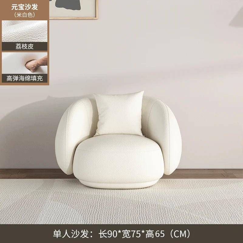 Canapé de salon moderne nordique salon minimaliste blanc canapé de salon relaxant canapé romantique Divani Da Soggiorno meubles