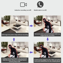 Caméra sans fil 4K, Mini WiFi IP/AP, moniteur à distance, batterie Rechargeable, détection de mouvement, caméscopes portables pour la maison et l'extérieur