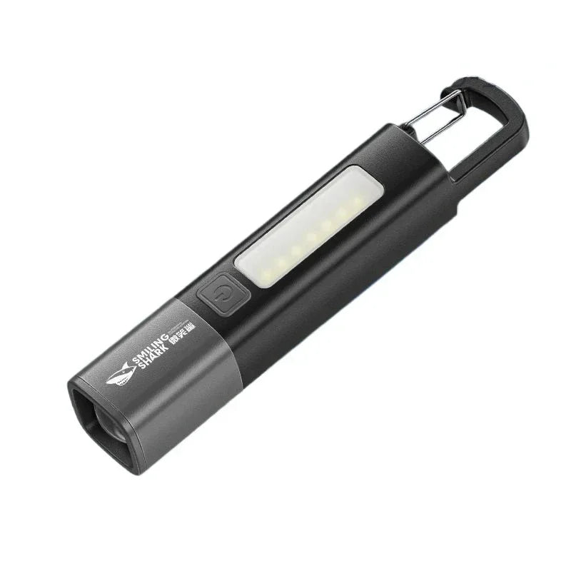 Xiaomi SMILING SHARK Outdoor Flashlight Portable Strong Lights Variable Focus with Home Camping Fishing Walking Lighting Lamp