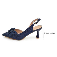 Ensemble de chaussures et de sacs italiens de luxe pour femmes, escarpins de mariage à bout pointu, talons hauts, strass, ensemble de chaussures et de sacs de fête pour dames