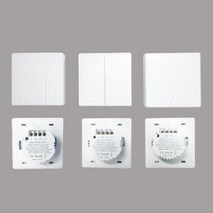 Haozee Zigbee – interrupteur mural intelligent + capteur de présence, prise électrique, aucun neutre, aucun condensateur requis, Assistant domestique Z2M