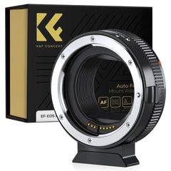 Adaptateur K & F Concept EF vers EOS R, mise au point automatique, pour objectif Canon EF EF-S vers objectif Canon EOS R/RF R3 R6 R50, pour appareils photo
