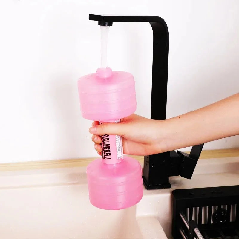Haltères ajustables à eau pour perte de poids, 1kg, accessoires de gymnastique, équipement de fitness à domicile