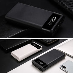DIY18650 batterie stockage boîte de chargement boîte de rangement sans batterie double USB type-c 5V adapté pour iPhone Xiaomi Huawei