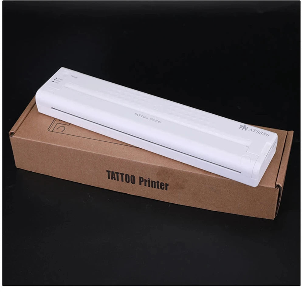 Imprimante de Transfert de Cailloux de Tatouage Portable ATS886, Appareil Thermique pour Dessiner des Lignes et des Photos